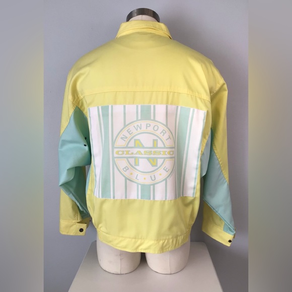 Vintage Newport Blue Jacket Windbreaker - Picture 6 of 14